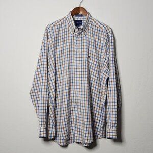 Faconnable Men's Long Sleeve Button-Down Shirt Size XL